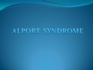 alport syndrome